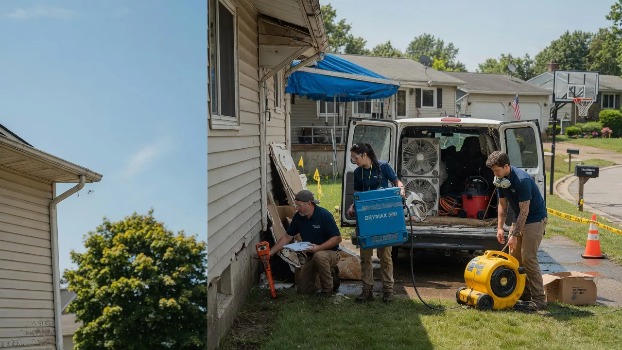 Ceiling Leak Cleanup in Flemington, WV near me
